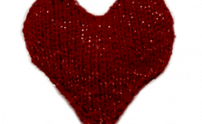 Free Knitting Pattern for a Love Heart