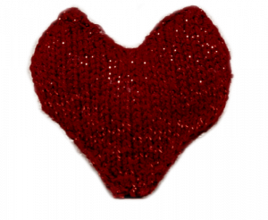 Free Knitting Pattern for a Love Heart