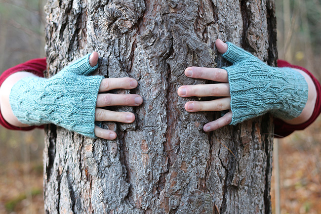 Free Knit Pattern for Fingerless Mitts Twigonometry