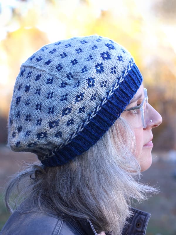 Free Knit Pattern for a Colorwork Beret