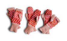 Free Knitting Pattern for a 3 in 1 Hand Warmer