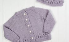 Free Knitting Pattern for a Baby Bloom Set