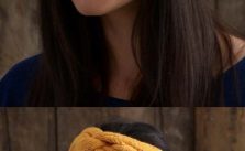 Free Knitting Pattern for a Cabled Ladies Headband