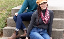 Free Knitting Pattern for a Mirror Image Cowl