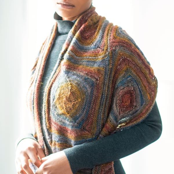 Free Knitting Pattern for a Modular Shawl