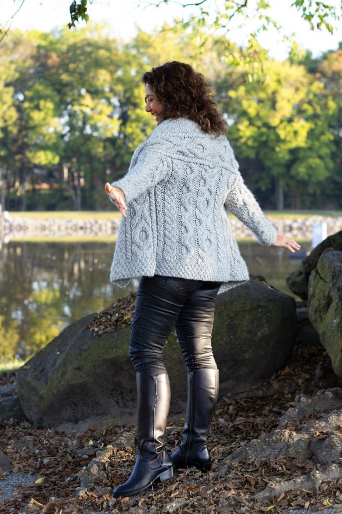 Free Knitting Pattern for a Silverbirch Cardigan