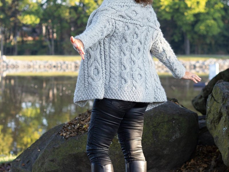 Free Knitting Pattern for a Silverbirch Cardigan
