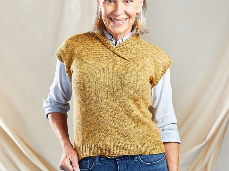 Free Knitting Pattern for a Simone Vest