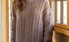 Free Knitting Pattern for the Wyatt Turtleneck Sweater