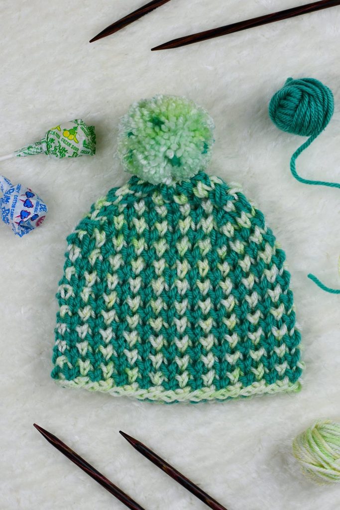 Free hat knitting pattern for little ones