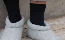 Free Knitting Pattern for Snow Sledders Slippers