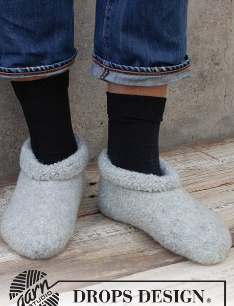 Free Knitting Pattern for Snow Sledders Slippers