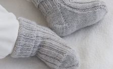 Free Knitting Pattern for Little Pearl Baby Socks