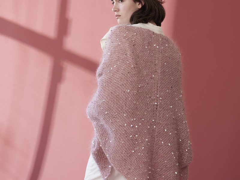 Free Oversized Triangular Shawl Knitting Pattern