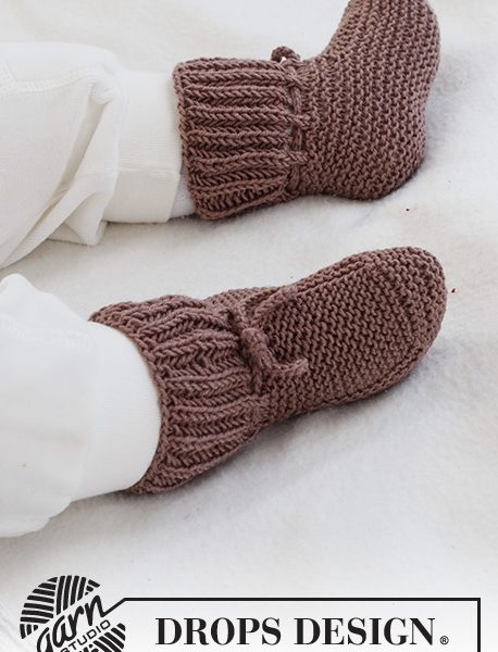 Knitted Baby Slippers Free Pattern