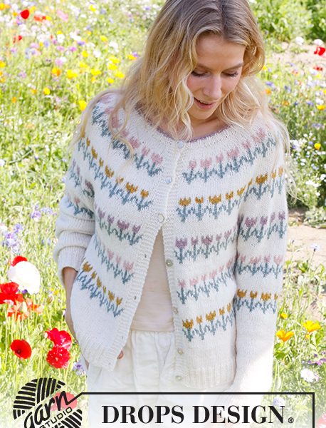 Spring Parade Cardigan and Sweater Free Knit Pattern