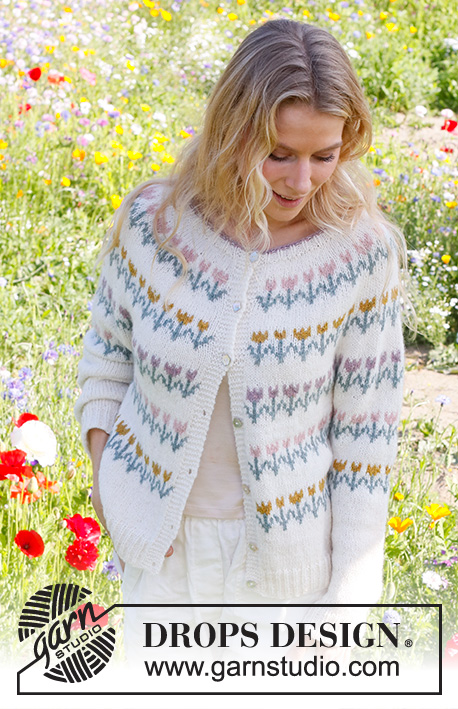 Spring Parade Cardigan and Sweater Free Knit Pattern