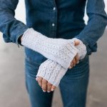 Warm Hearts Fingerless Mitts Free Knit Pattern