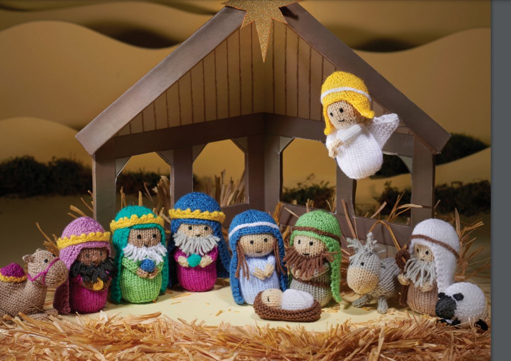 Free Knitting Pattern for a Nativity Set