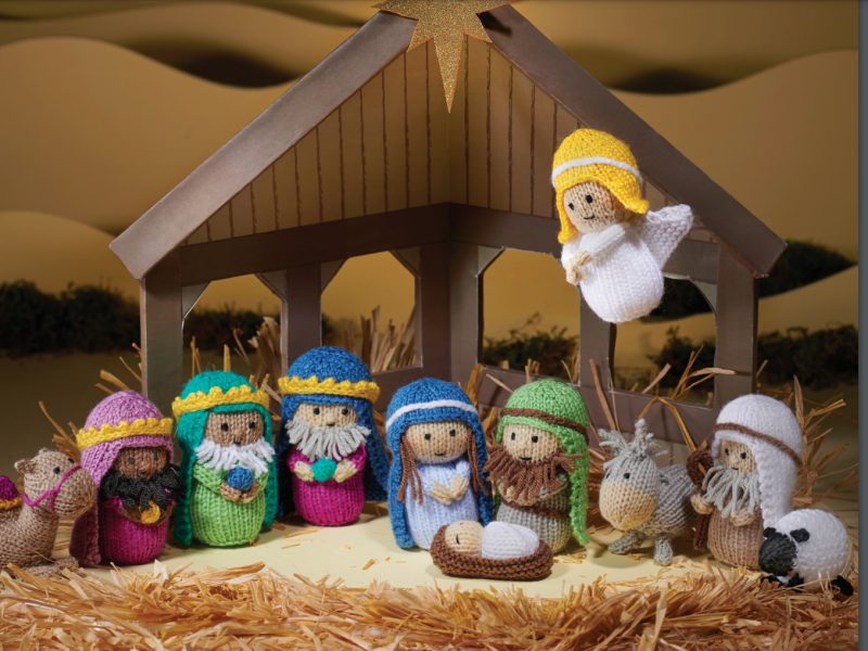 Free Knitting Pattern for a Nativity Set