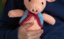 Free Knitting Pattern for an Amigurumi Pig
