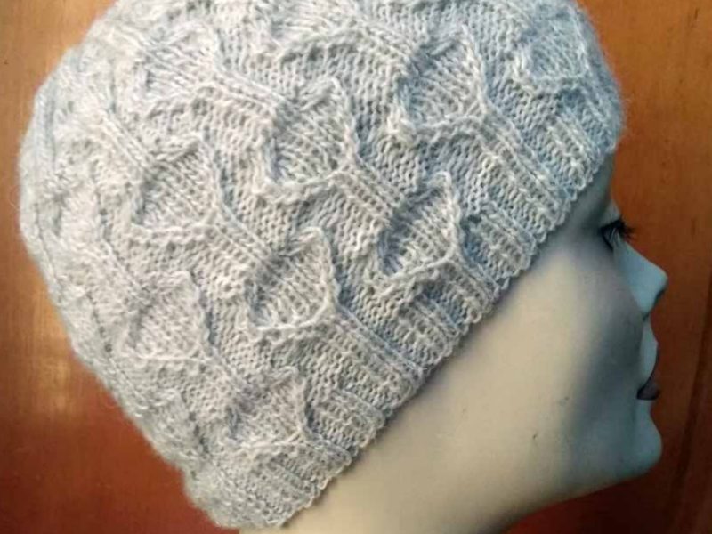 Free Knitting Pattern for a Ladies 4 ply Hat