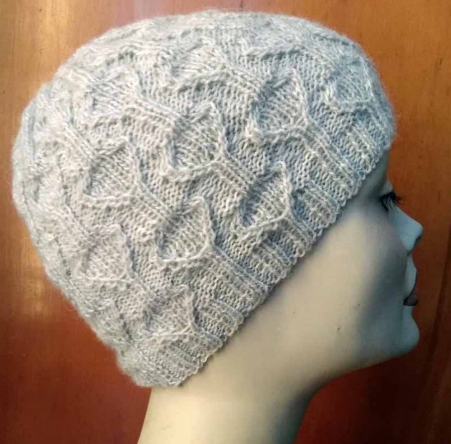 Free Knitting Pattern for a Ladies 4 ply Hat