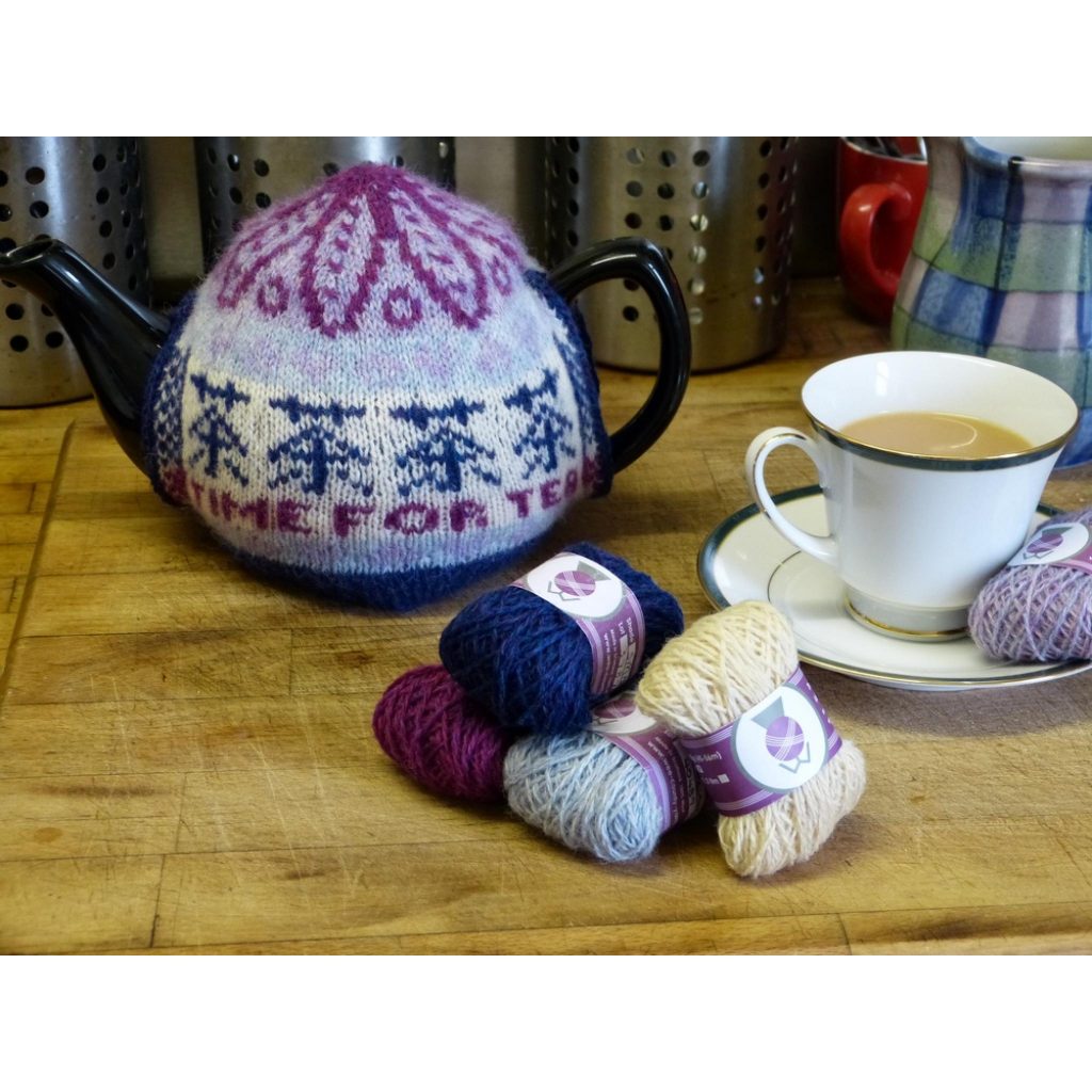 fair isle time for tea cosy knit pattern free