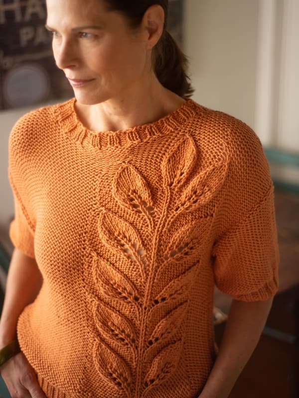 Free knitting pattern for a chunky tee
