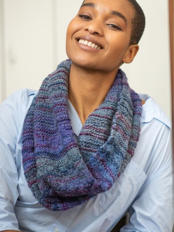 Free Knitting Pattern for Marissa an Easy Cowl