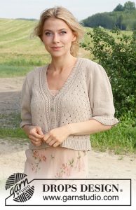 Free Knitting Pattern for a Charm Valley Cardigan
