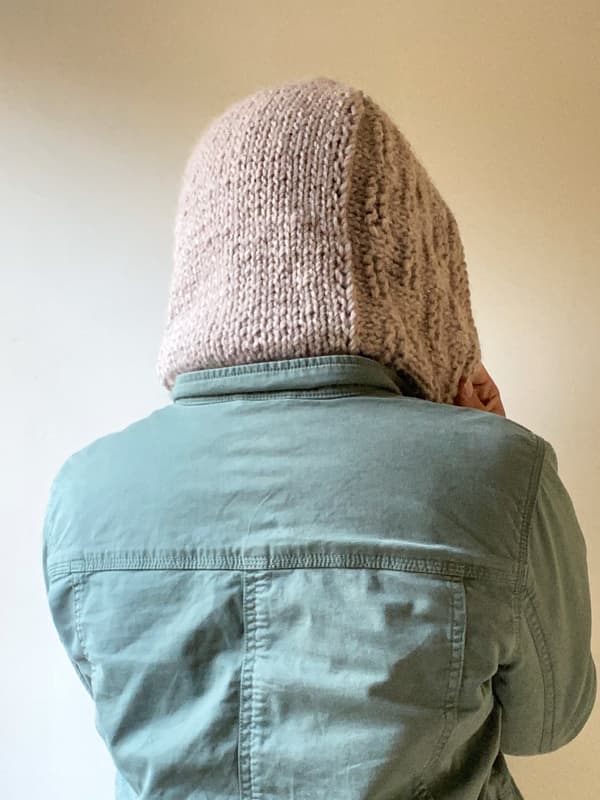 Free Knitting Pattern for a Hood
