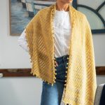 Free Knitting Pattern for a Strawflower Shawl