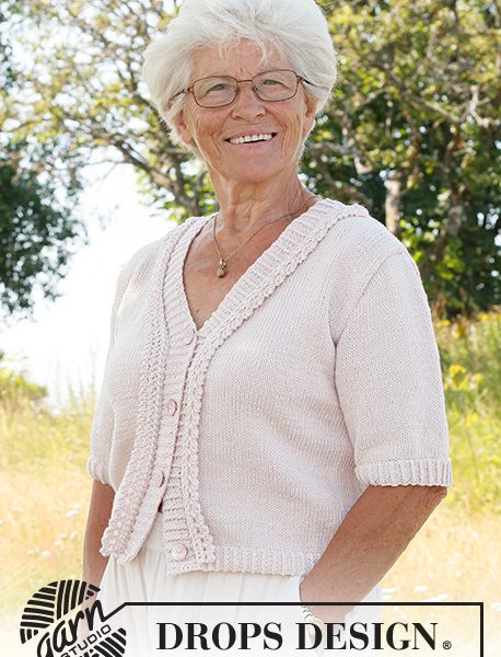 Free Knitting Pattern for an Evening Walk Cardigan