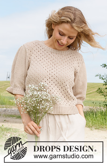 free knitting pattern for a summer sweater