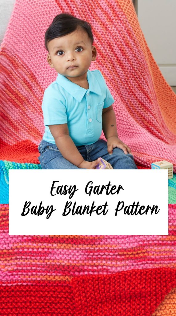 Easy garter baby blanket pattern free