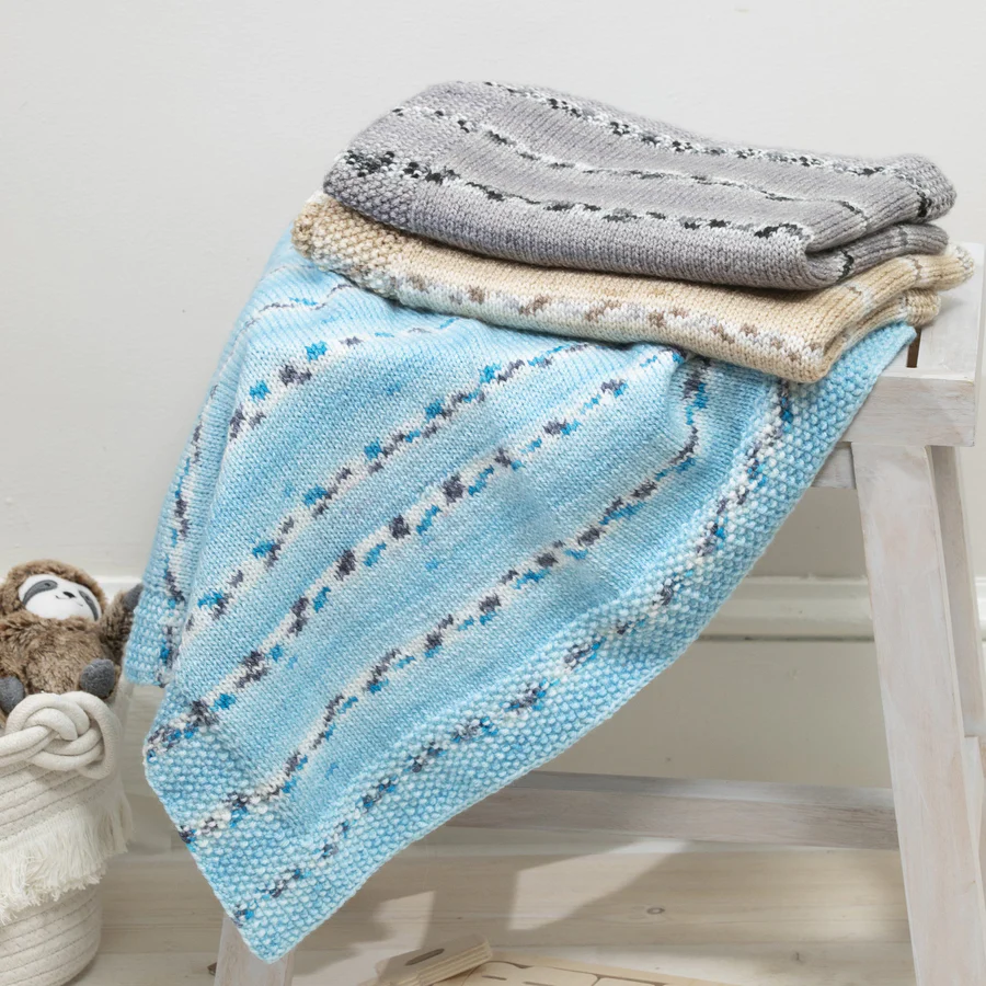 easy knit blanket for baby