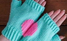 Free Knitting Pattern for Red Heart Fingerless Gloves