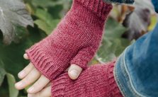 Free Knitting Pattern for Semplice Fingerless Mitts