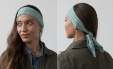 Lana Hair Scarf Free Knitting Pattern