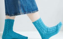 Free Knit Pattern for Patons Toe-Up Cabled Socks