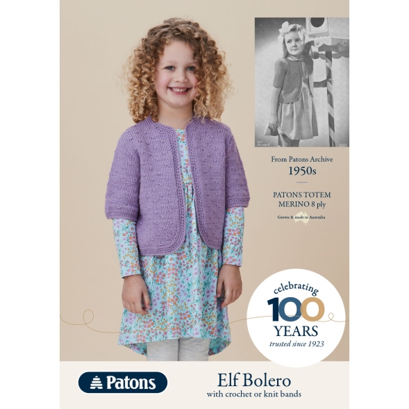 Patons Childrens Knitting Patterns Free girls bolero