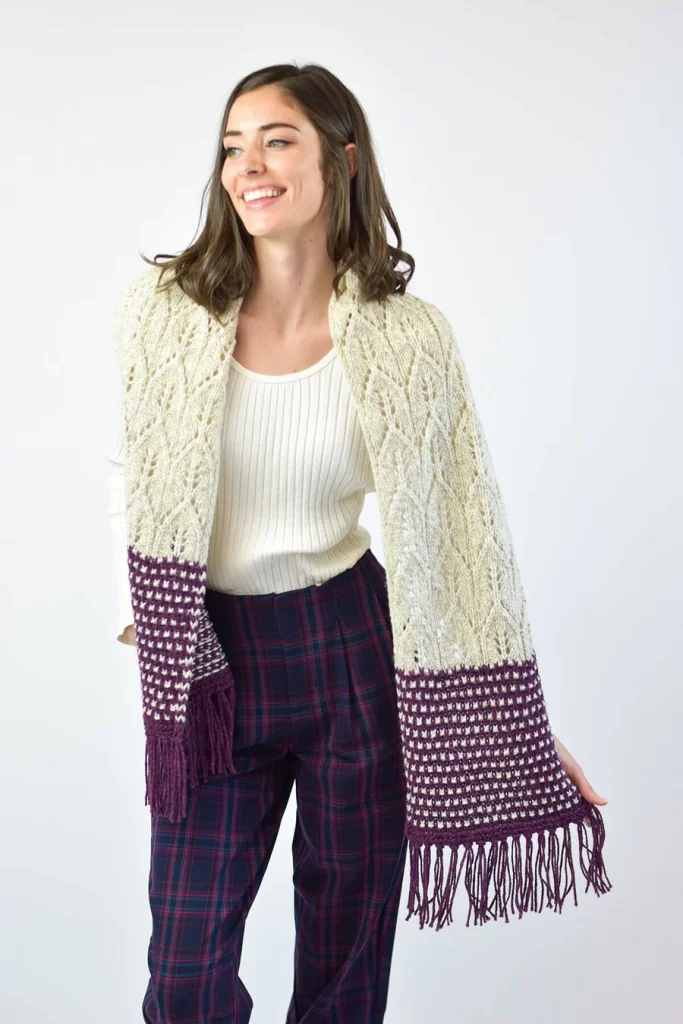 Free Knitting Pattern for the Freya Scarf