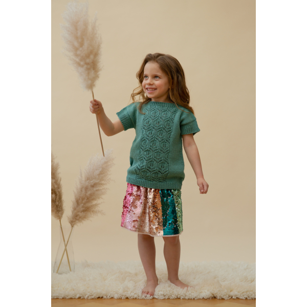 Free Knitting Patterns for Children 2023 girls tee