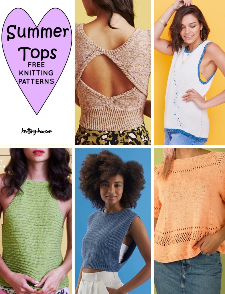 200+ Free Tops Knitting Patterns You'll Love Knitting (242 free ...