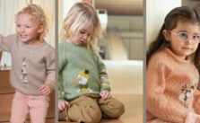 Free Knitting Pattern for Familien Jacobsen – Child’s Sweaters