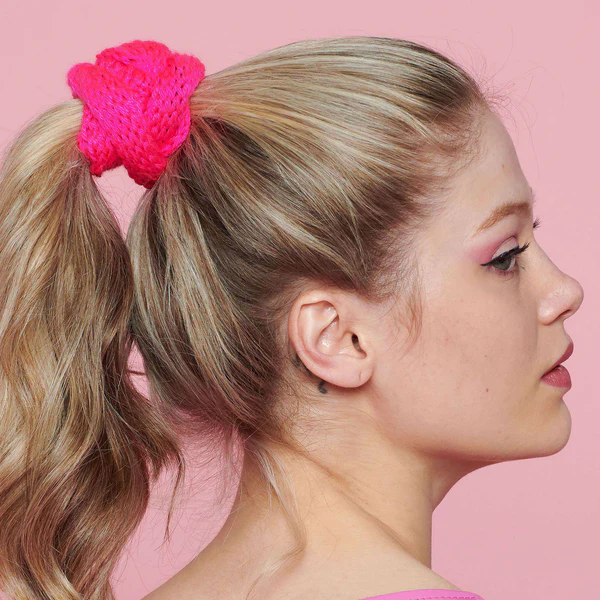 Free Knitting Pattern for a Hair Scrunchie