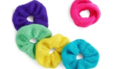 Free Knitting Pattern for a Hair Scrunchie