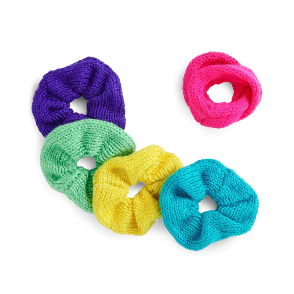 Free Knitting Pattern for a Hair Scrunchie