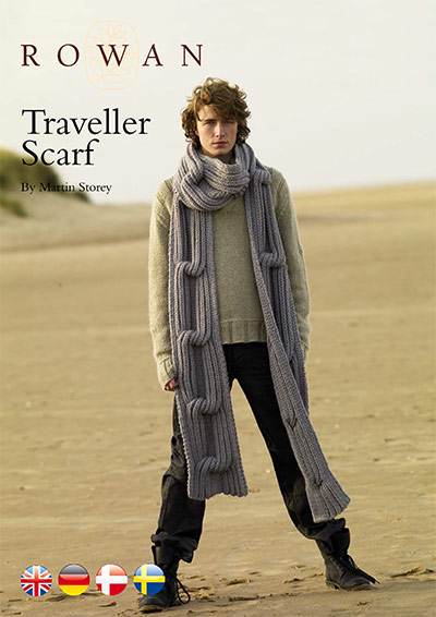 Free Scarf Knit Patterns for Men traveller scarf